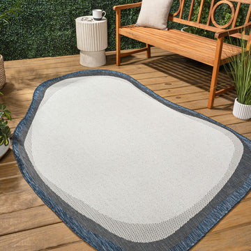 Wyatt Modern Rustic Abstract Indoor/Outdoor Area Rug